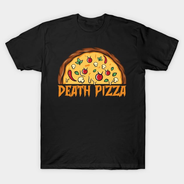 Death Pizza T-Shirt by TomCage